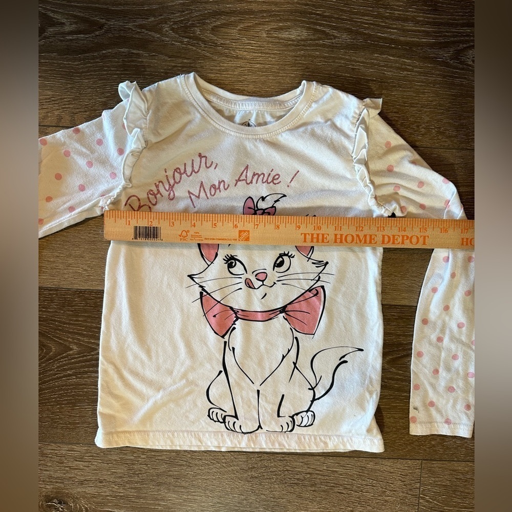 Disney Marie aristocats long sleeve top - Picture 2 of 4